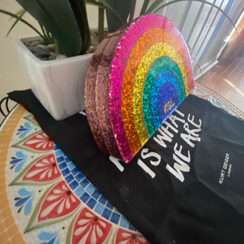 Kurt Geiger London Rainbow Clutch bag - Picture 3 of 6